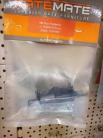 4" OVAL PADBOLT BLACK