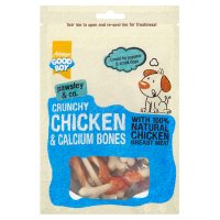 Armitage Good Boy Deli Treats - Chicken Fillet Twisted Calcium Bones 8x100g