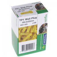 THORSMAN TP 1 YELLOW WALLPLUGS