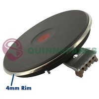 Solid Plate Hob Element 180mm / 7 Inch 4mm Trim 2000W Compatible