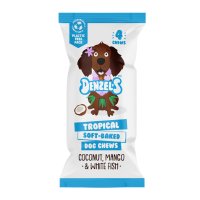 Denzels Tropical Dog Chews Coconut Mango & Whitefish 10x75g