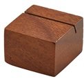 Acacia Wood Sign Holder 3 x 3 x 2cm Carton of 12