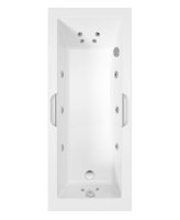 CADENZA SINGLE ENDED 12 JET BATH 170X70 WHITE