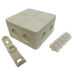 Exterior Square Electrical Junction Box 90x90mm