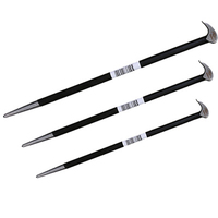 Vires 3pce Rolling Head Pry Bar Set 12/16/20"