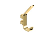 RAK- PETIT SQUARE ROBE HOOK IN BRUSH GOLD