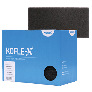 KOFLE X Performance Hand Pads - 20Pk. UF (Ultra Fine) GREY 115x230mm