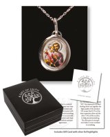 Sterling Silver Necklet/Saint Joseph   (69126)