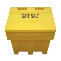 GRIT/SALT BIN 7 CU FT YELLOW