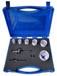 Vires 8pc Electrician Holesaw Kit VRHSELS