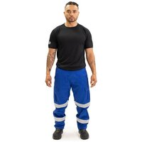 I-TNBCNFR-TROUSER ARCGUARD 11CAL 240GSM NATURAL FIBRE TAPED ROYAL BLUE