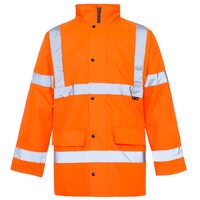 Supertouch Hi Vis Standard PU Parka Lined