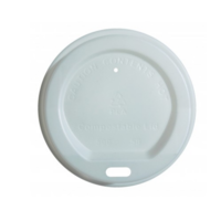 Compostable Cup Lids White 12oz x 1000