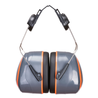 Portwest HV Extreme Ear Defenders High Clip-On, Grey/Orange