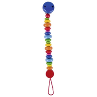 Colourful Wooden Pacifier Chain for baby's soother