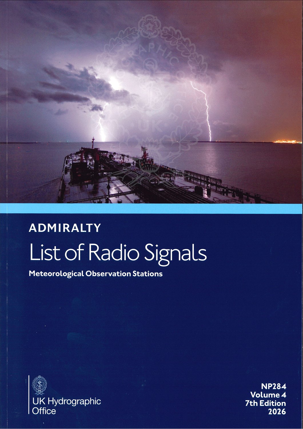 ADMIRALTY List of Radio Signals - NP284 Meteorological Observation Stations Vol. 4