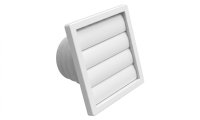 Manrose R1222W Multi Spigot White Exterior Grille