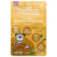 Little Big Paw Wet Dog Pouch Small Breed Tender Duck & Veg Dinner 12x85g
