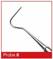 Nova Single Ended Probe - Octagonal Handle 8 - DMI Dental Consumables Ireland - Next Day Delivery