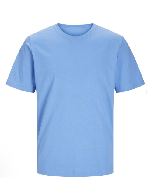 Organic T-Shirt Small Azure Blue