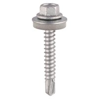 Tek Screws for Light Section with Washer 5.5x25mm Box 100 Exterior