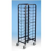 Tray Clearing Trolley Epox Coated 1x12 No Panels