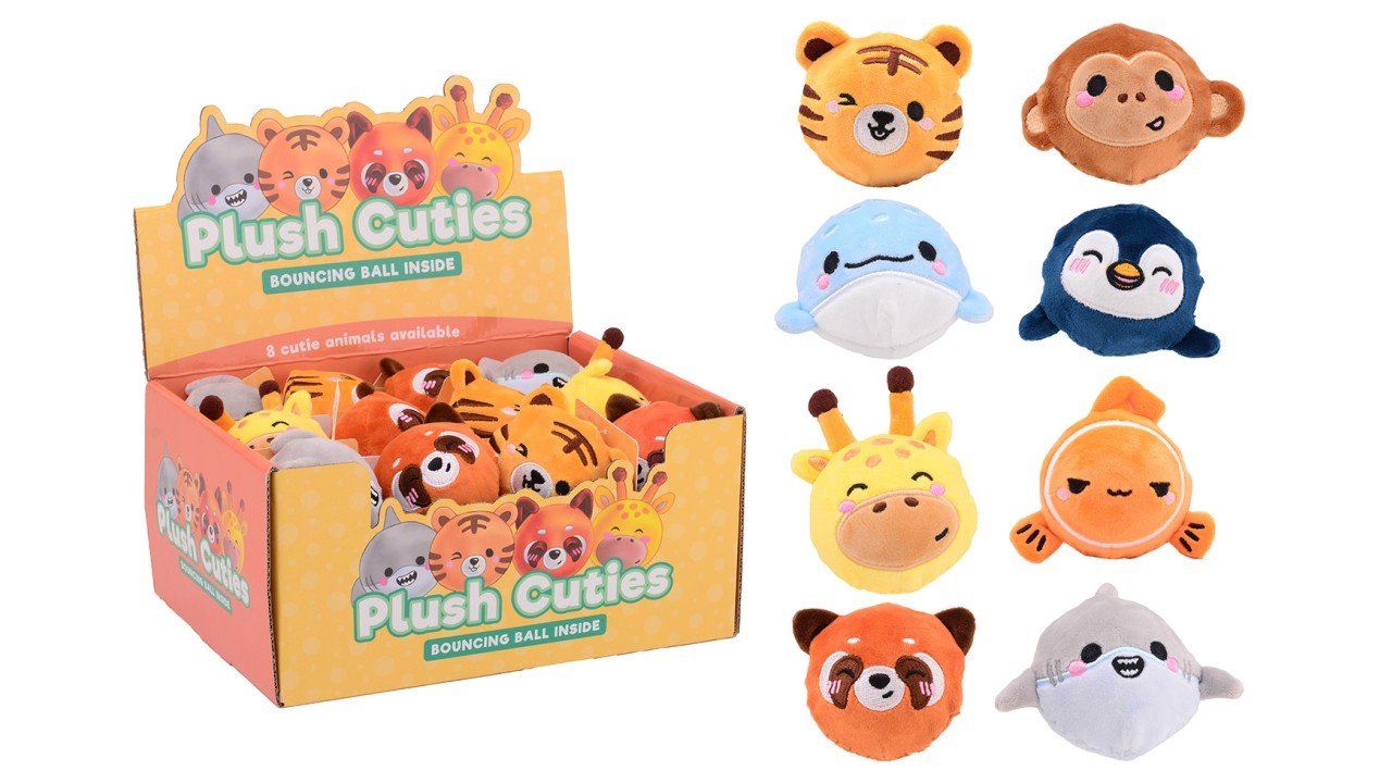 Plush & Play - Bouncy Balls CDU of 24