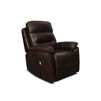 Arianna Brown Leather Air Lift & Rise Armchair