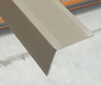 Teranna Composite Corner Edge Aluminium Mocha 40x50mm 2.2 Metre for Timber Effect Deckin