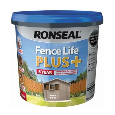 Ronseal Fence Life Plus - Warm Stone 5L