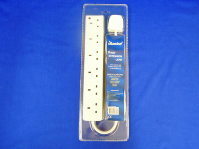 6 Gang 2 Metre Clam Pack Extensi