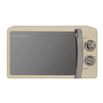 Russell Hobbs 17L 700W Compact Solo Microwave - Cream