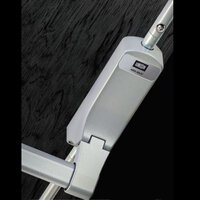 EXISAFE PANIC BOLT FOR TIMBER DOORS SILVER