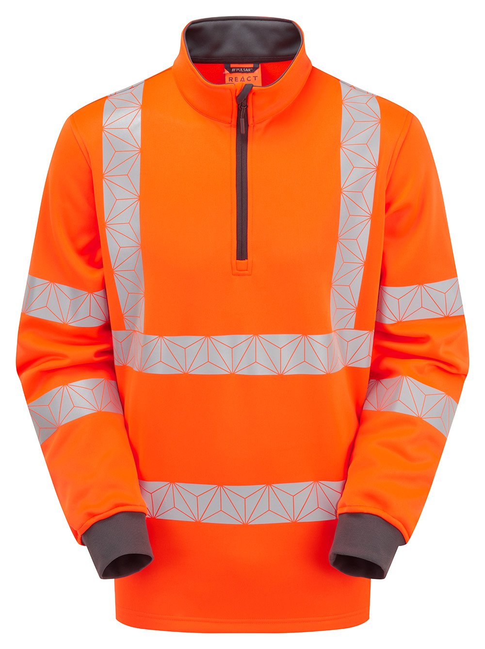 PULSAR&reg; REACT Quarter Zip Orange