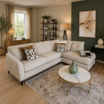 Molly Corner Chaise Sofa - Grey