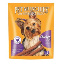 Pet Munchies Chicken Stix Dog Treat 10x50gm