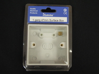 1 Gang 47mm Surface Box