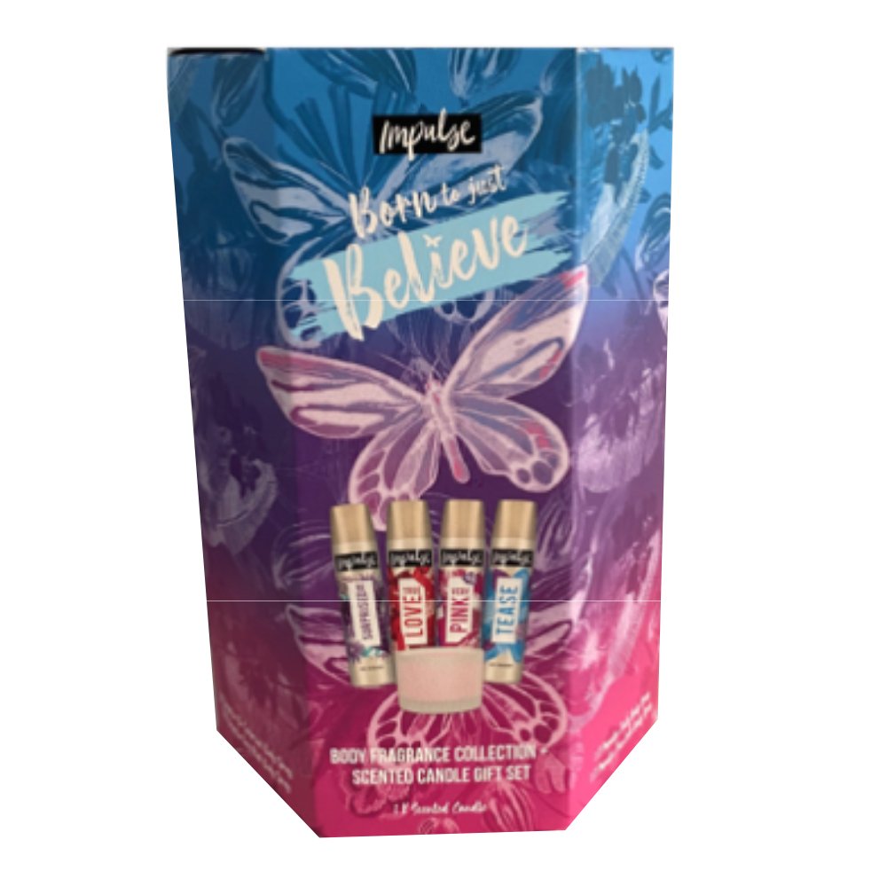 Impulse Just Believe Body Fragrance and Candle Giftset