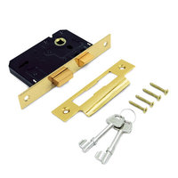 TSS3LMSL25VB 3L SASHLOCK BRASS 2.5" VISIPACK