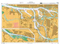 ADMIRALTY Chart - DE48 River Elbe, Luhesand to Hamburg