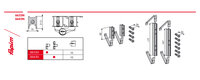 FIXING KIT FOR LOIRA+ 7003 HINGE
