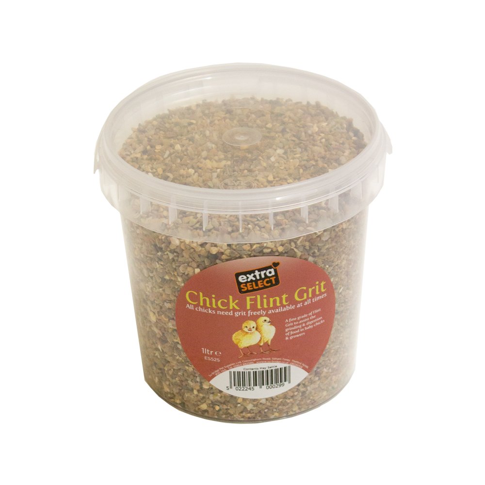 Extra Select Chick Flint Grit Bucket 1ltr