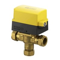 EPH Controls 22mm Compression 3 Port Mid Position Motorised Valve B322MID