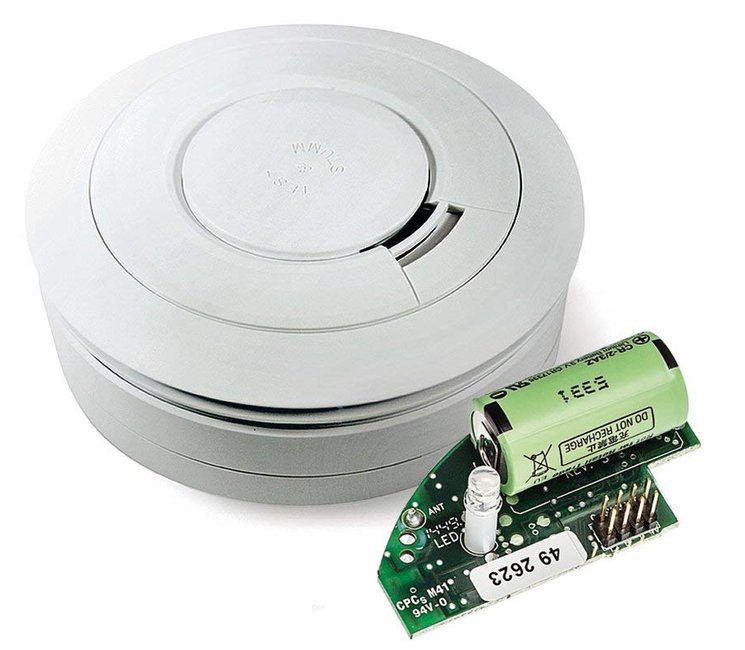EI ELECTRONICS OPTICAL SMOKE ALARM 10 YEAR LITHIUM BATTERY & WIRELESS