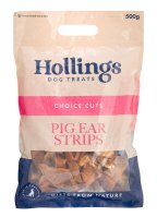 Hollings Pig Ear Strips 6x500g