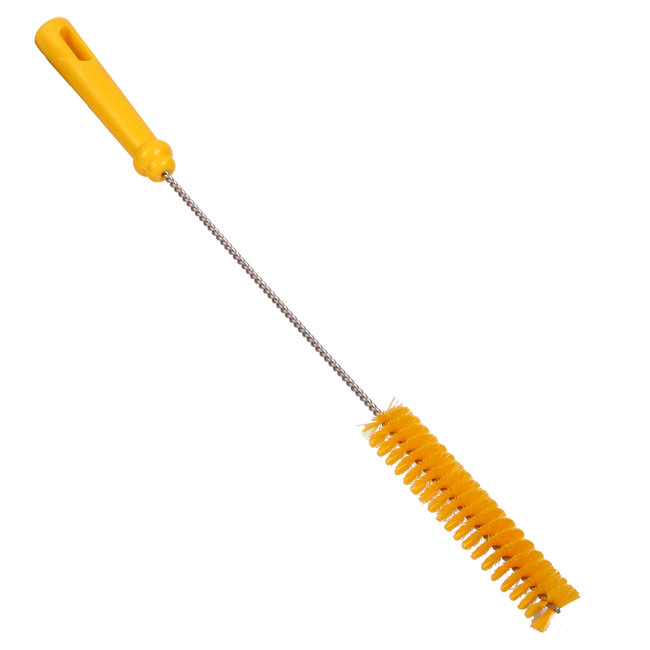 Bottle Brush PBT Bristle, 30mmØ, 500mm Polygrip Handle, Yellow Klipspringer