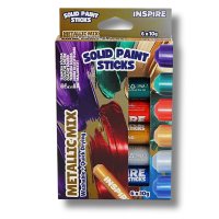 Solid Paint Sticks - Metallic Colours (6 piece) 