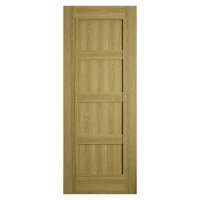 Shaker 4 Panel Luxury Laminate Limed Oak