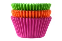 PROFESSIONAL QUALITY MUFFIN CASES - NEON 45pk 