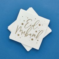 Eid Mubarak Paper Napkins - Pack of 16